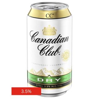 Canadian Club & Dry 3.5% Can 375ml x24
