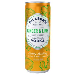 Billsons Vodka & Ginger Lime 355ml x24