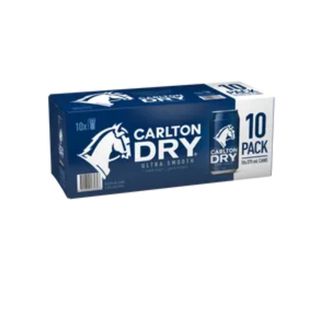 Carlton Dry Can 375ml 10PK x3
