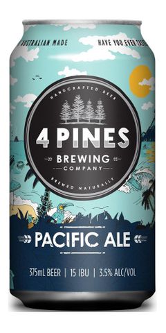 4 Pines Pacific Ale 375ml Can 18PK