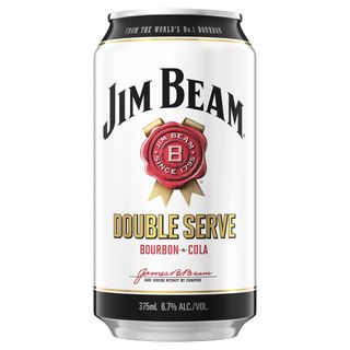 Jim Beam White Double Cola Can 375ml x24