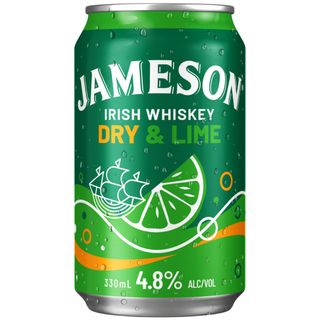 Jameson & Dry Lime 4.8% Can 330ml x24