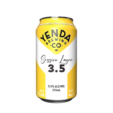 Yenda Session Lager 3.5% 375ml 30 Block