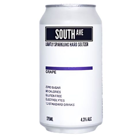 South Ave Grape Seltzer 375ml x24