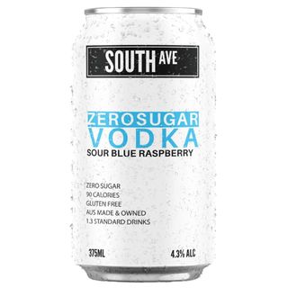 South Ave Sour Blue Raspberry Vodka 375ml x24