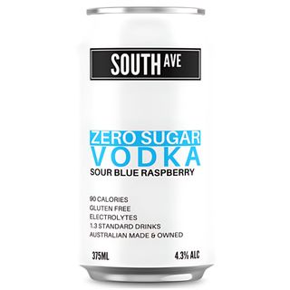 South Ave Sour Blue Raspberry Vodka 375ml x24