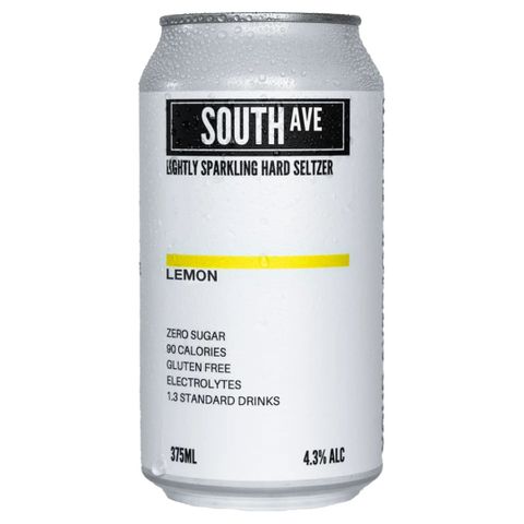 South Ave Lemon Seltzer 375ml x16