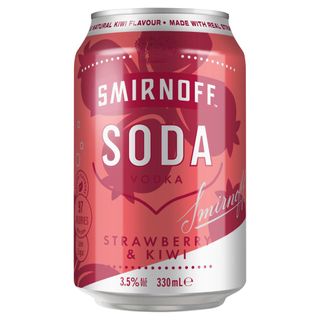 Smirnoff Soda Strawberry Kiwi 3.5% 330ml x24