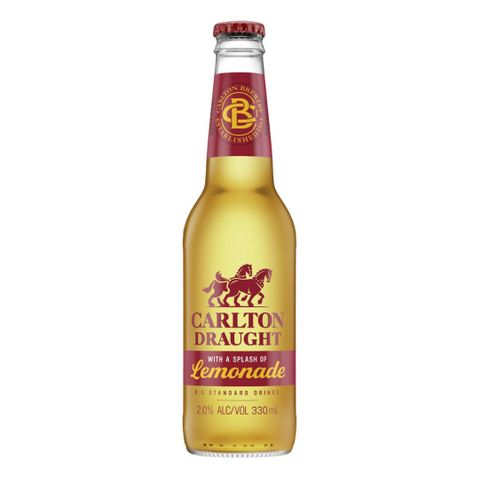 Carlton Draught Lemonade 330ml x24