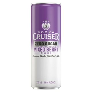 Cruiser Zero Sugar Mixed Berry Can 275ml x24