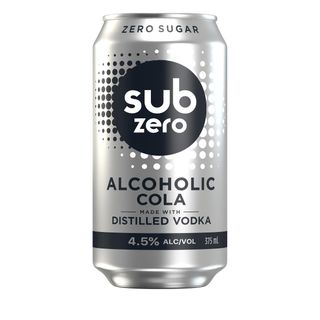 Sub Zero Cola Zero Sugar 4.5% 6x4pk Can 375ml x24