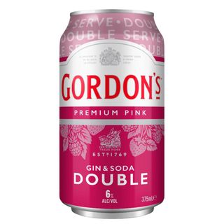 Gordons Pink Gin & Soda DOUBLE 375ml x24