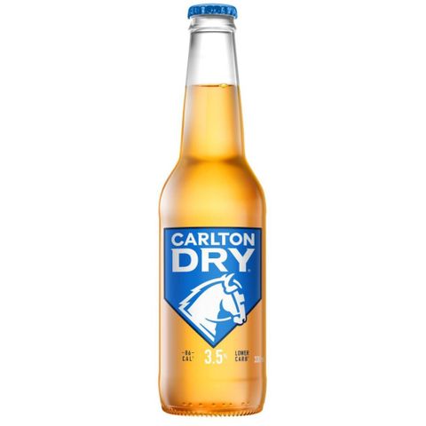 Carlton Dry Mid 3.5% Stub 330ml x24