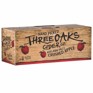 Three Oaks Apple Cider 10% 375ml 10PK x3