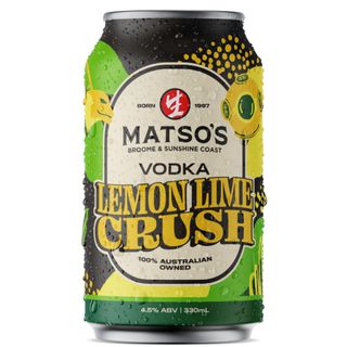 Matsos Vodka Lemon Lime Crush 330ml x24