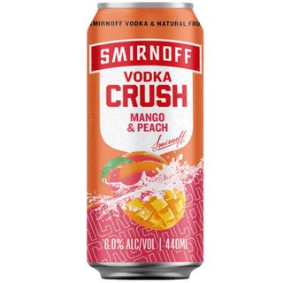 Smirnoff Crush Mango Peach 440ml 6% 24pk