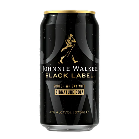 Johnnie Walker Black & Cola 6% 375ml x24