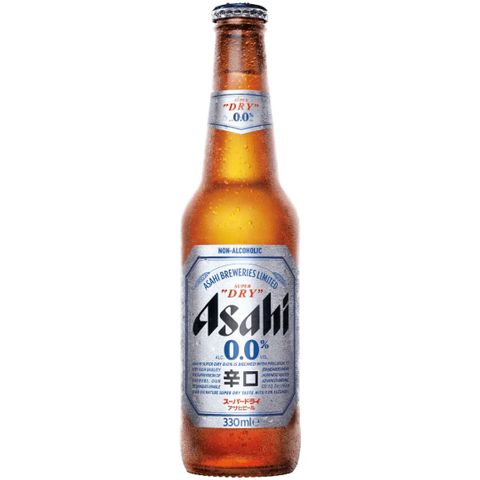 Asahi Super Dry 0.0% Stub 330ml x24