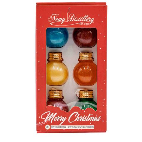 Newy Christmas Baubles Vodka 6x50ml Pack