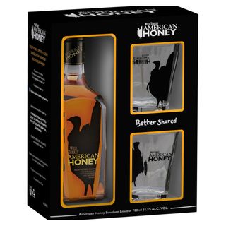 Wild Turkey American Honey 700ml Gift Pack