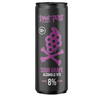 Sour Puss 8% Grape 330ml x 24