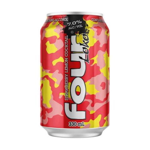 Four Loko Straw Lemonade 7% 330ml x24