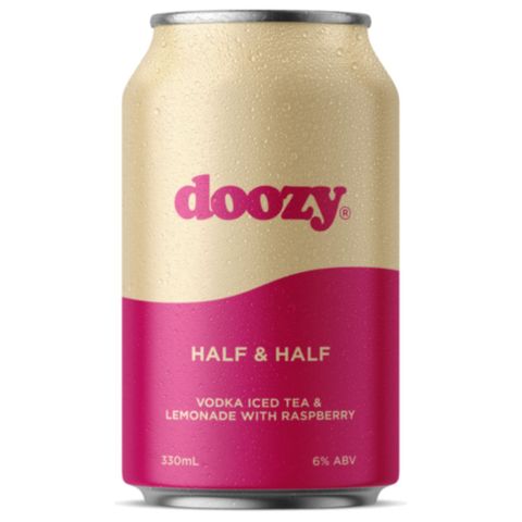 Doozy Vodka Iced Tea Raspberry 6% 330ml x24