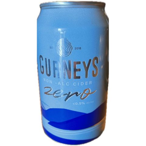 Gurneys Zero Cider 355ml x24