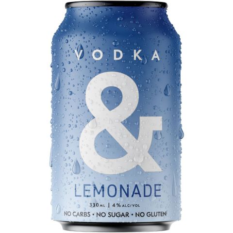 Ampersand Vodka Lemonade 4% 330ml x24