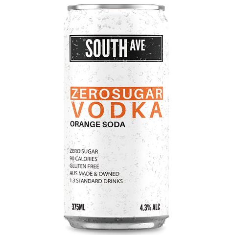 South Ave Orange Soda Vodka 375ml x24