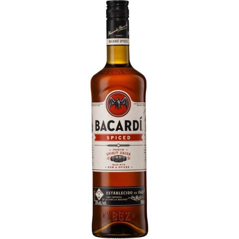 Bacardi Oakheart Spiced Gold Rum 700ml