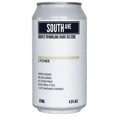 South Ave Lychee Seltzer 375ml x24