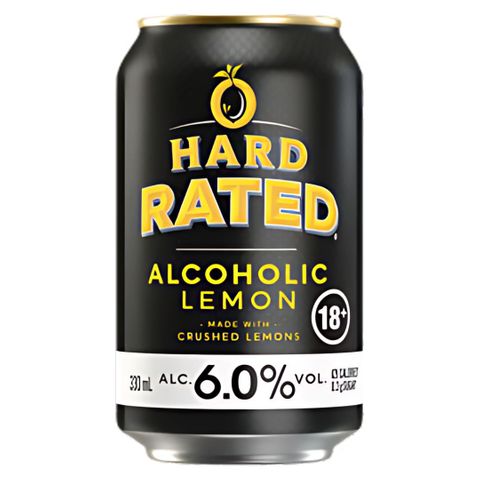 Hard Rated Lemon 6% Can 330ml x24