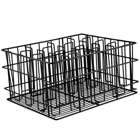 Stem Glass Rack Black PVC 16 Pockets