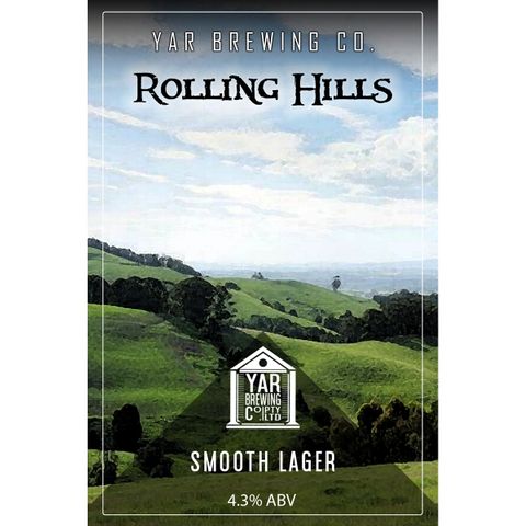 YAR Rolling Hills Lager 50L Keg 4.3%