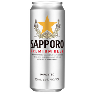Sapporo Premium Beer Can 500ml x24