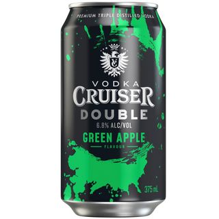 Cruiser Black Green Apple Can 375ml x24
