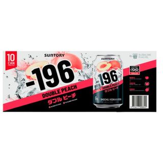 Suntory 196 Double Peach 6% 330ml 3x10pk