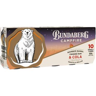 Bundaberg Campfire Rum 6% 375ml 10PK x3