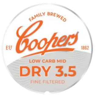 Coopers Dry 3.5% Keg 50L