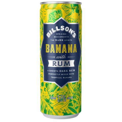 Billsons Rum & Banana 355ml x24