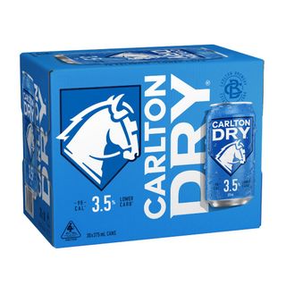 Carlton Dry Mid 3.5% Can 375ml 30 Block