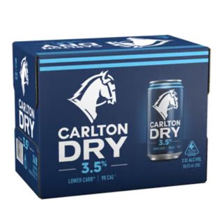 Carlton Dry Mid 3.5% Can 375ml 30 Block