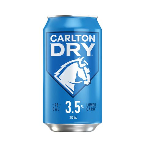 Carlton Dry Mid 3.5% Can 375ml 30 Block