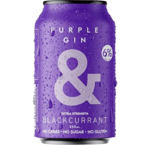 Purple Gin Soda & 6% Can 330ml x16