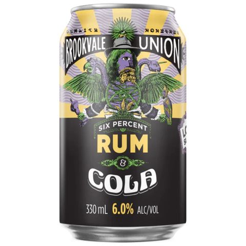 Brookvale Rum & Cola 6% Can 330ml x24