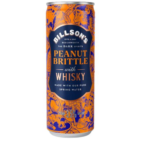 Billsons Whisky & Peanut Brittle 355ml x24