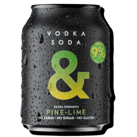 Ampersand Vodka Soda Pine Lime 9% 250ml x24