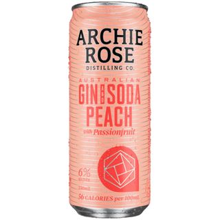 Archie Rose Gin & Peach Soda 330ml x24