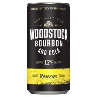 Woodstock Res 12% & Cola 200ml 10PK x3
